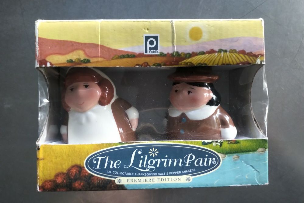 Publix the Pilgrim Pair premiere Edition 2004 Salt/pepper Shaker