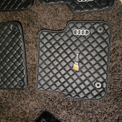Audi A6-S line Custom Floor Mats Clean As A 3$ Dollar Bill