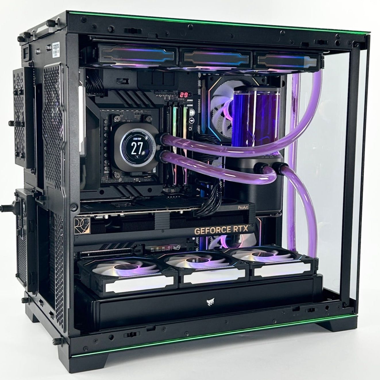 Ryzen 9 9900X + ProArt RTX 4080 SUPER + 64GB DDR5 1TB SSD Water Cooled Gaming PC