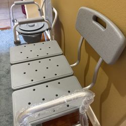 Guardian Transfer Bench Chair And Toilet Seat 