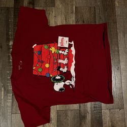 Snoopy Youth Size Christmas Shirt
