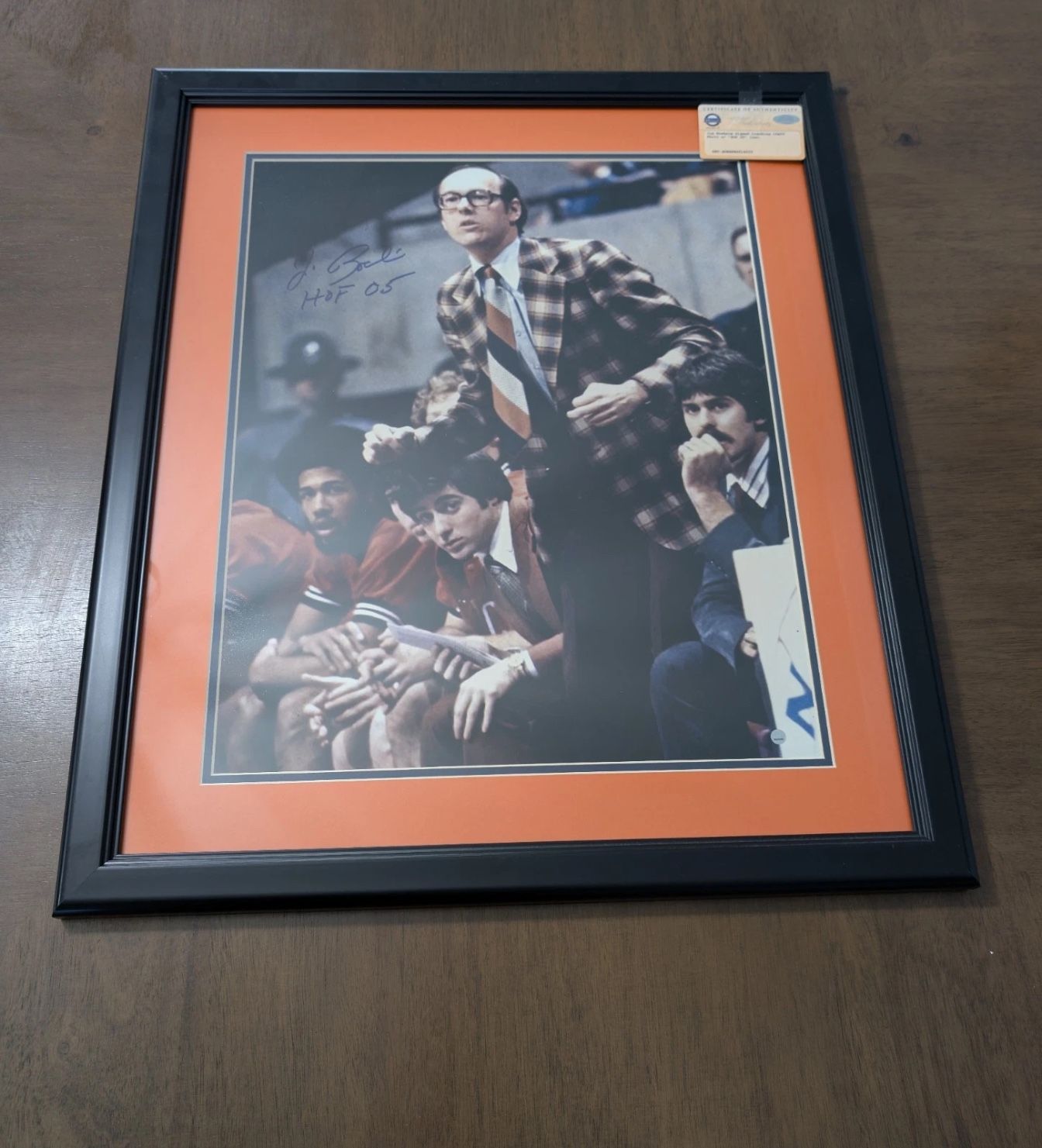 Jim Boehiem Autographed Photo Certified