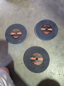 3pcs 8" fiber polish whell