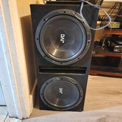 JVC subwoofers With Amp 12's