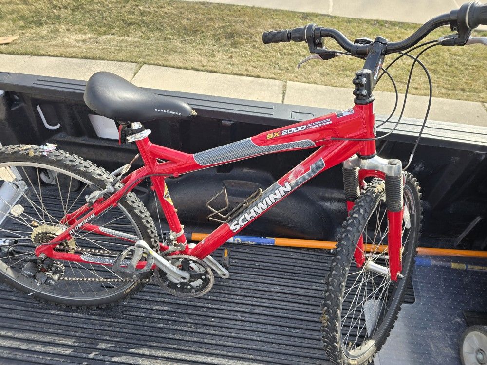 Heavy Duty Mountain Bike With Dual Suspension