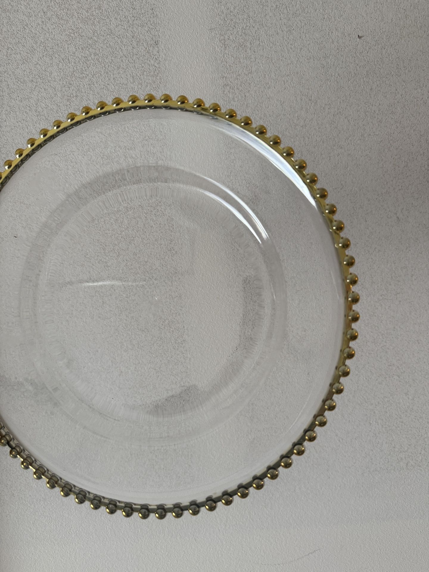 150 Gold Trimmed Charger Plates