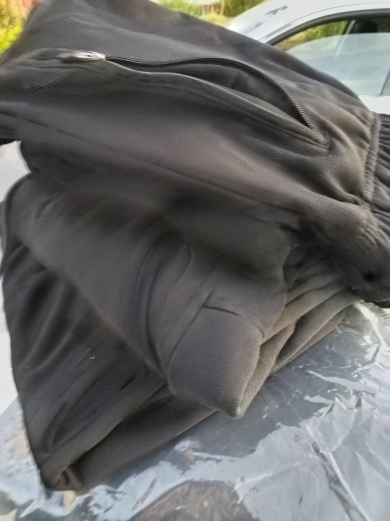 4 Pairs Of Men's Black Sweatpants Joggers Size Large