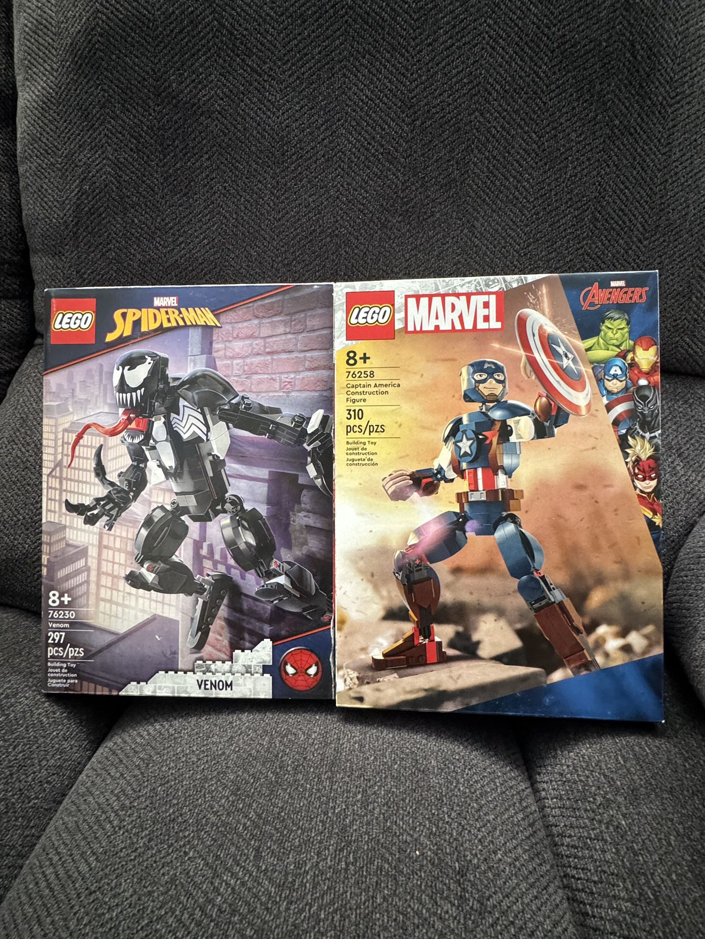 Lego Marvel Captain America and Venom bundle