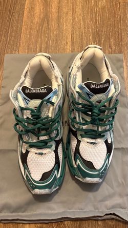 Balenciaga Runner Sneakers White Green
