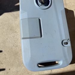 Tote-N-Stor portable RV waste holding tank. 