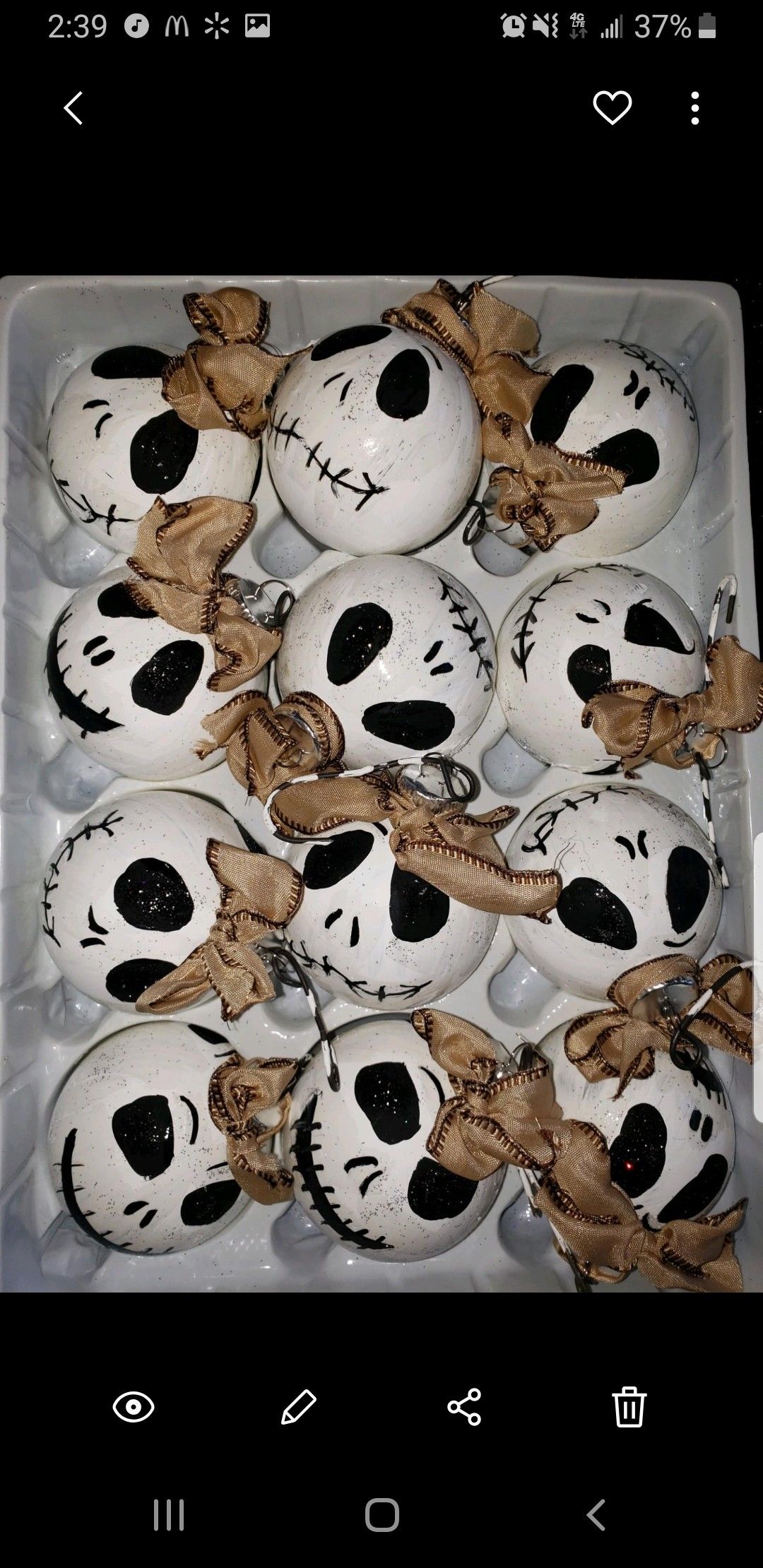 Jack Skellington Ornaments