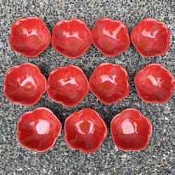 Hawaiian Hibiscus Bowls Plastic set Of 11