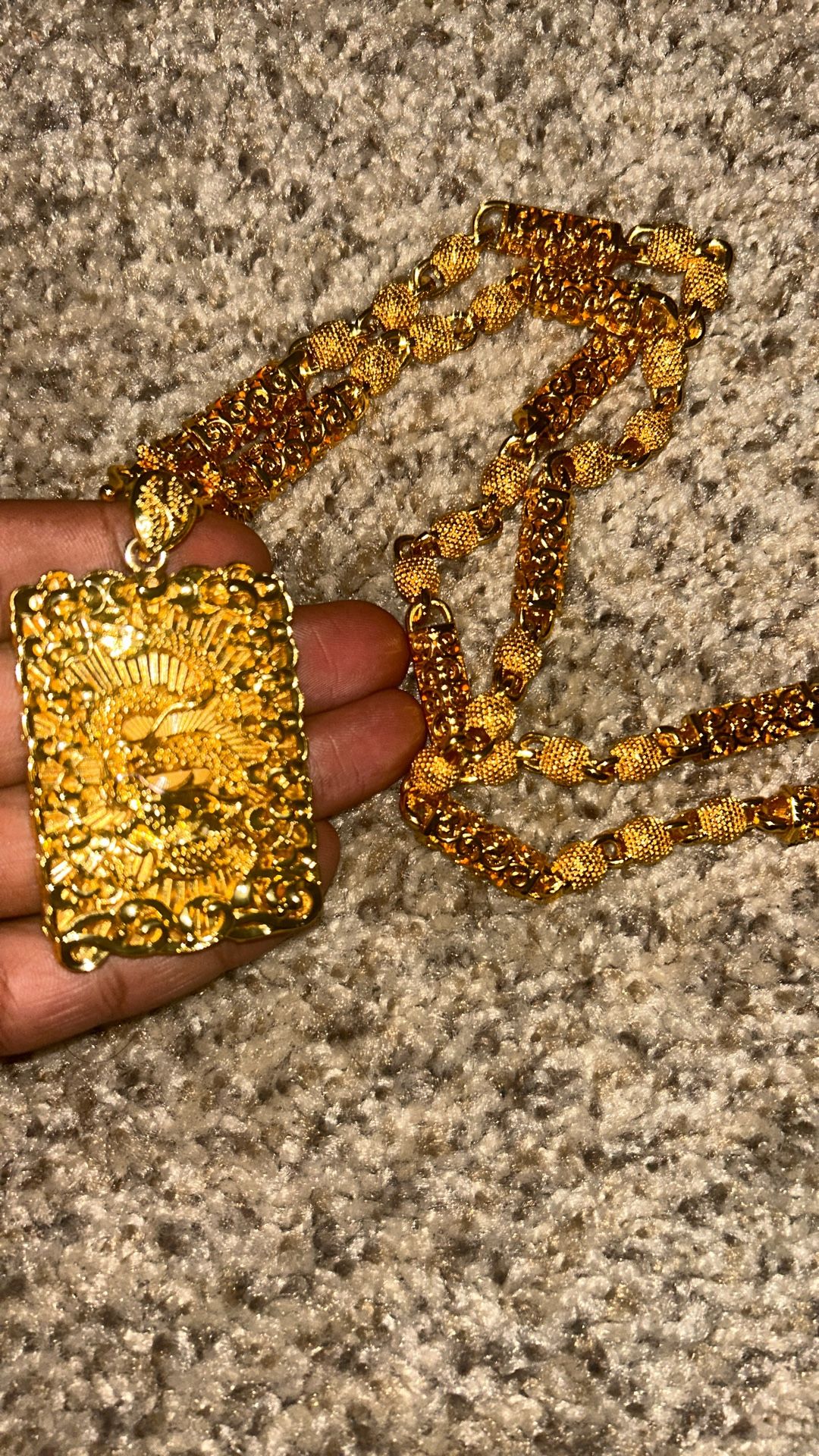 Yellow Gold Dragon Chain