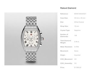 Michele watch Excellent Condition