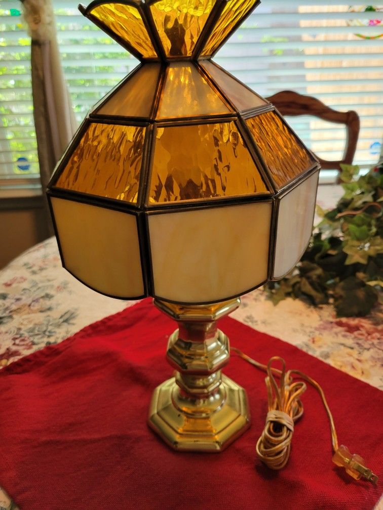 Vintage Falkenstein Brass Lamp 