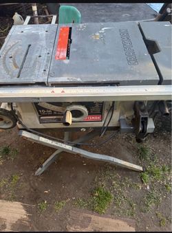 Craftsman 10" Table Saw W/Portable Stand