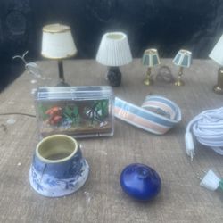 Doll House Electric Lamps  Etc 