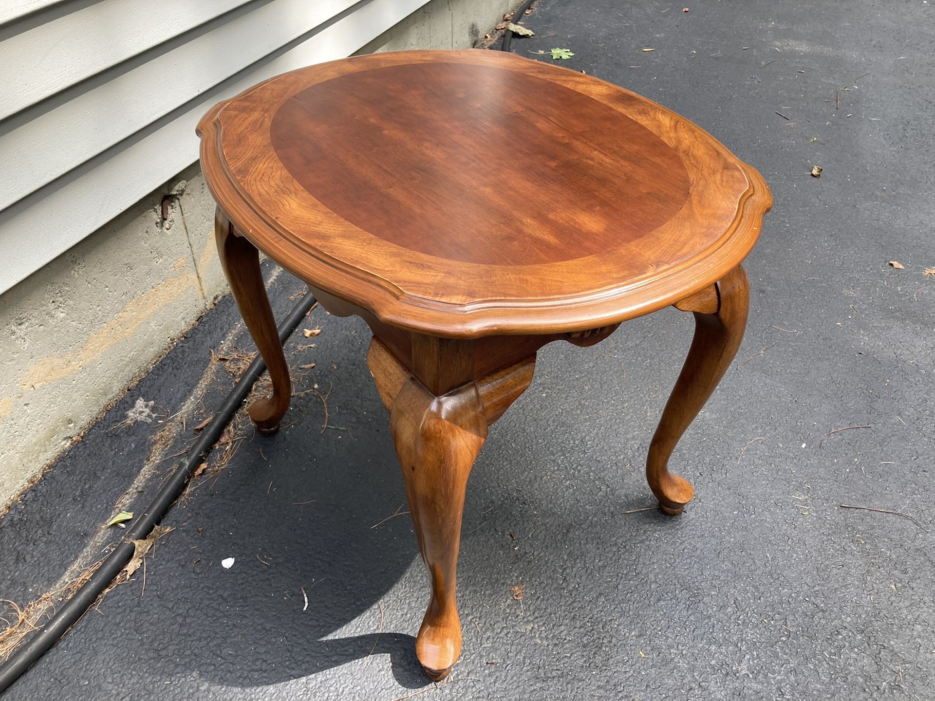 Antique accent table