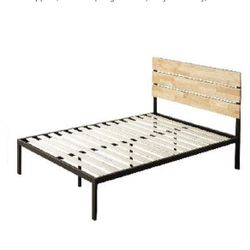 Twin bed frame with headboard 
