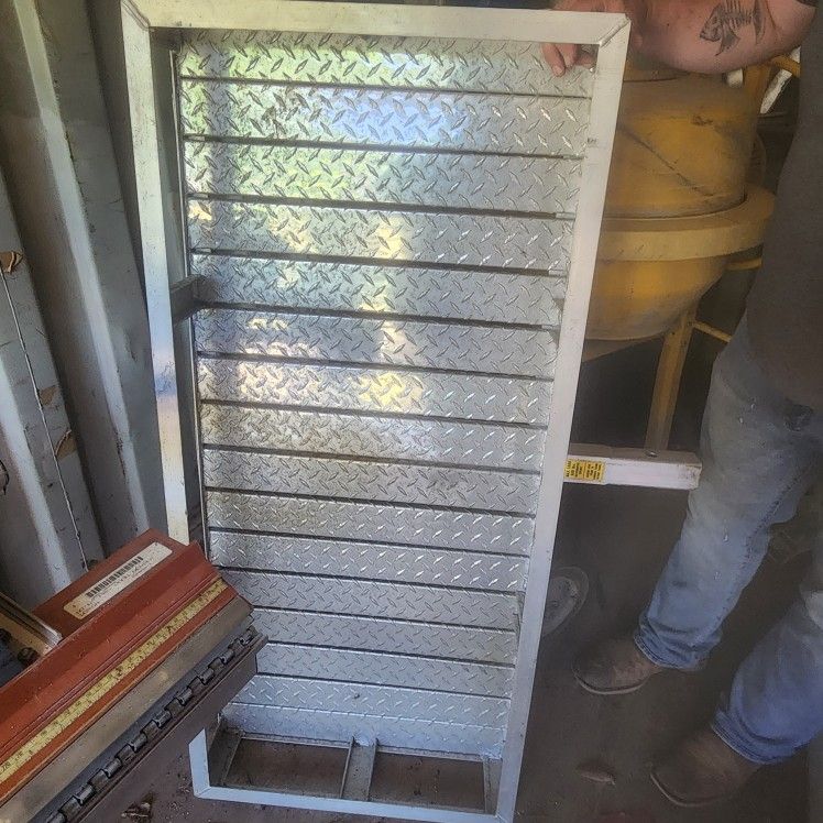 Metal Cargo Rack With Hitch In Excellent Condition