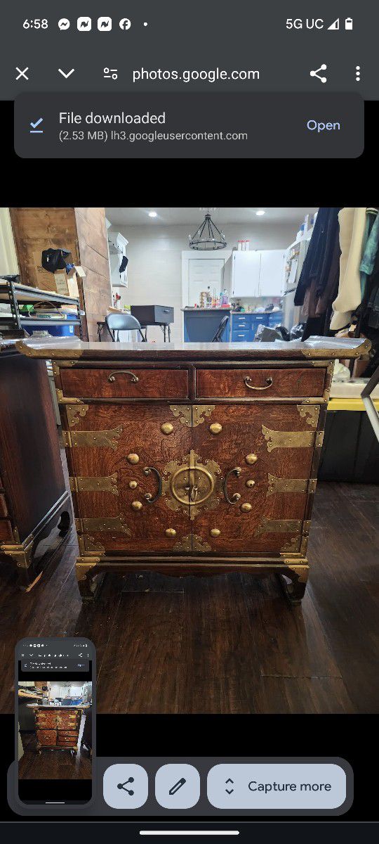 Vintage Furniture And Jewelry Case