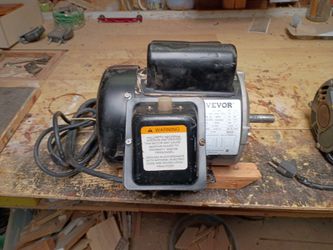 2 electric motors - Vevor 1.5 HP $45: Craftsman .5 hp- $35