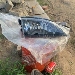 mustang front headlights brand new