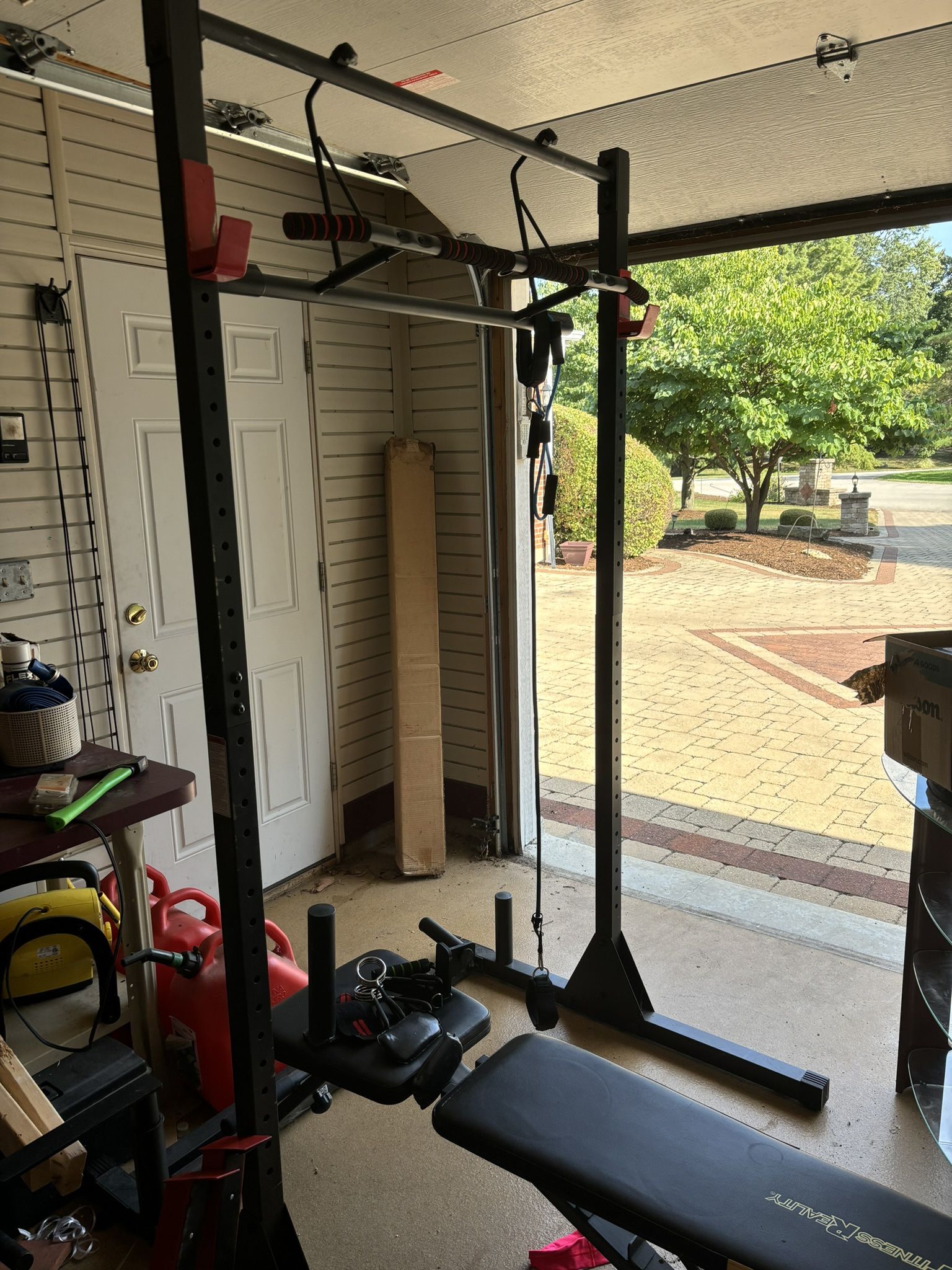 Weight Rack And Bench