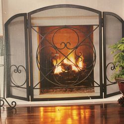 Fireplace screen