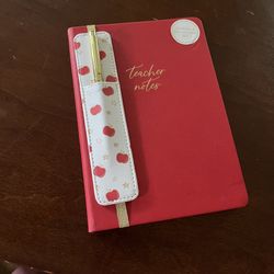 Teacher Notebook With Pen 