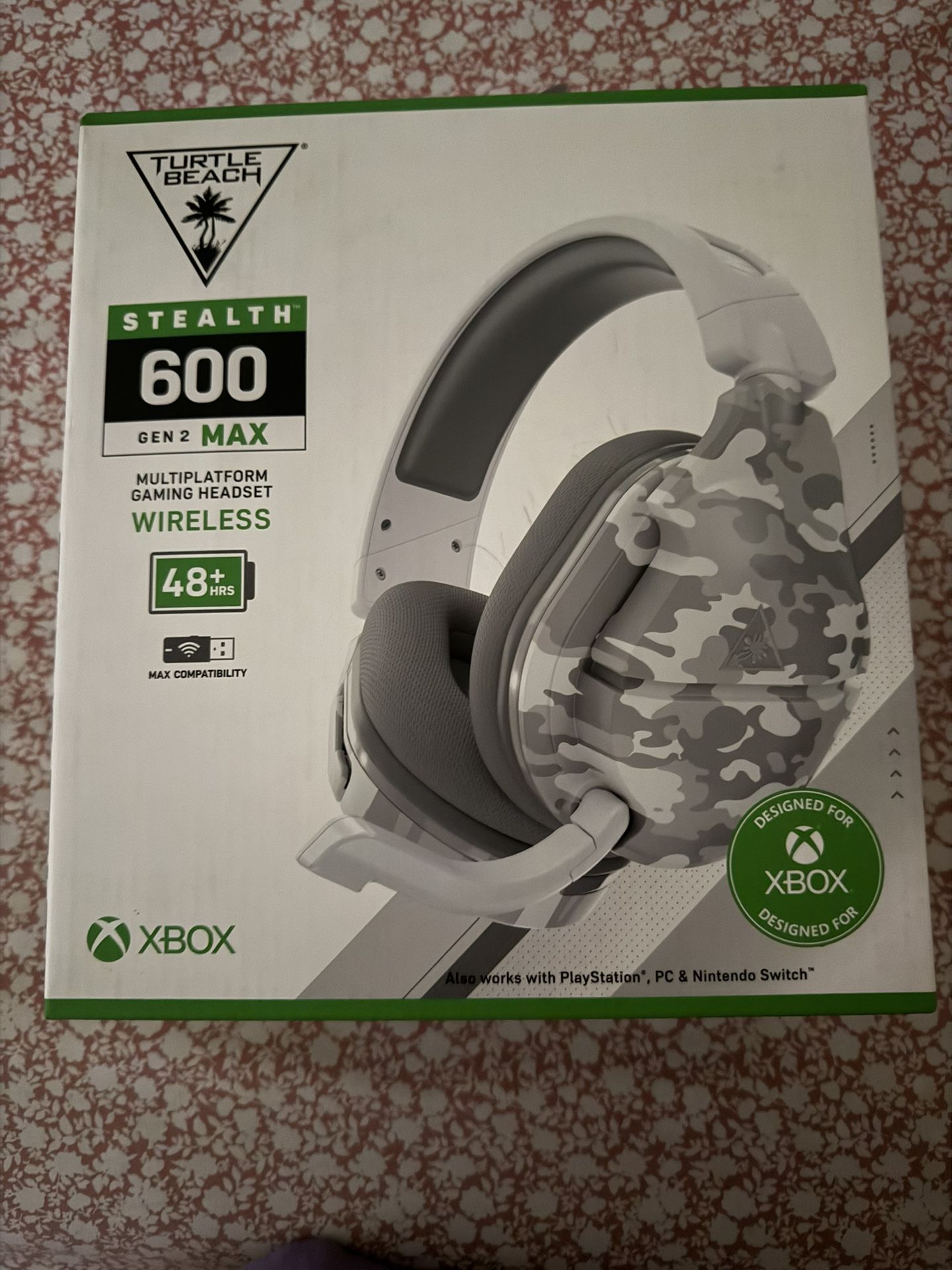 Turtle Beach Stealth 600 Gen 2 MAX Wireless Multiplatform Gaming Headset –for Xbox Series X, Xbox Series S, Xbox One, PS5, PS4, Nintendo Switch, PC &