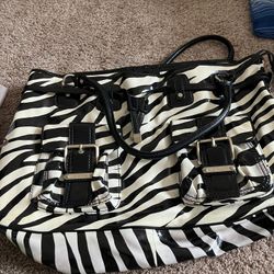 Michael Kors Zebra Prince Satchel 