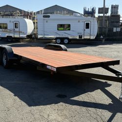2025 Carson Trailer Black Standard Car Hauler 6.5’ X 20’ 7K GVWR 