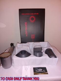 Siateloo 500 Million Negative Ionic Hair Dryer W/ Digital Screen