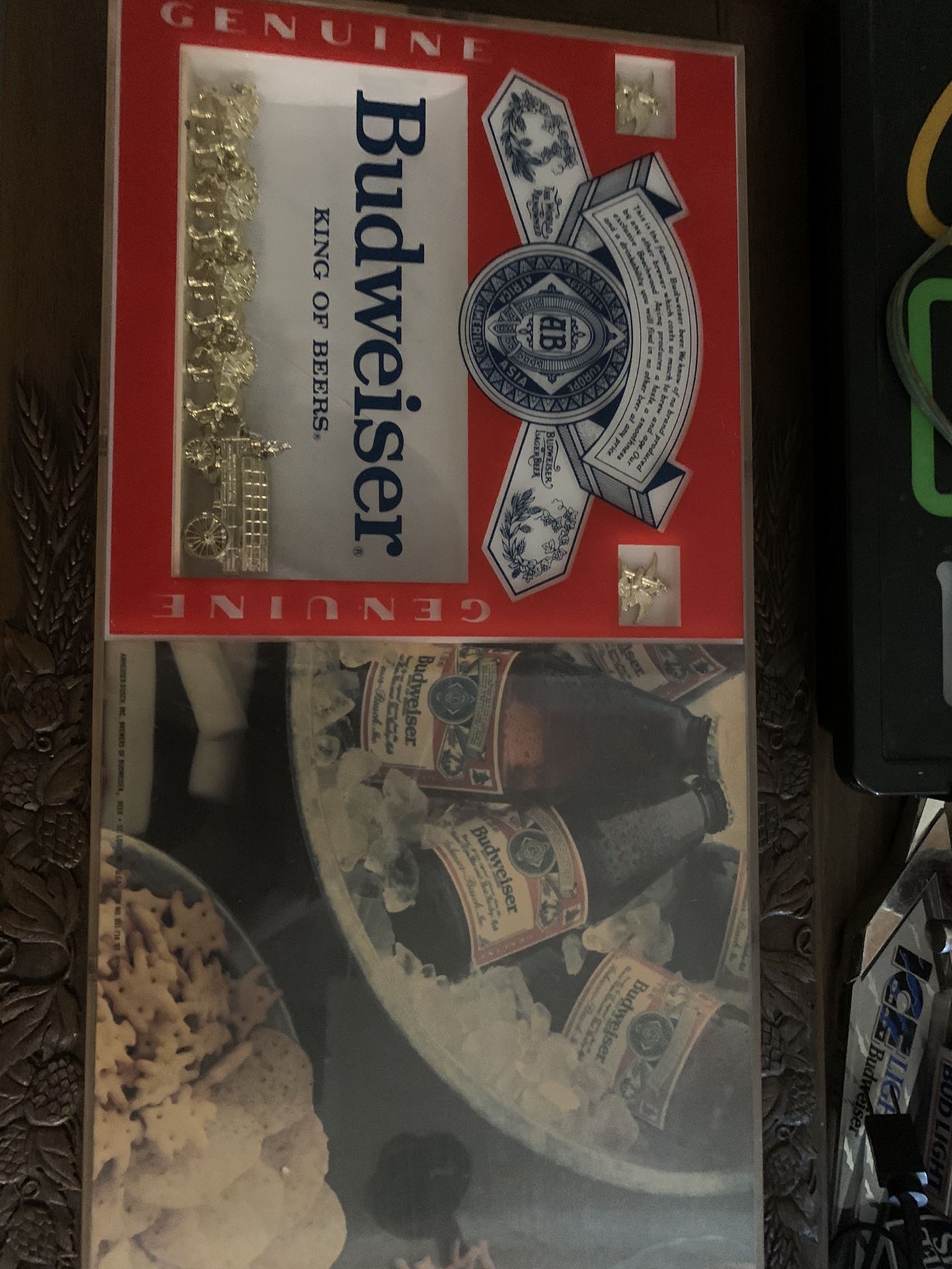 Budweiser Clydesdales Light Up Sign