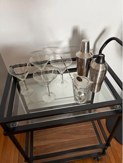 Martini Glasses & Drink Shakers