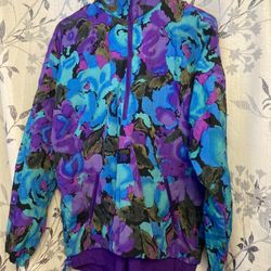 Vintage Floral In Sport Women’s Windbreaker 