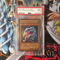 Yugioh Psa 9 Blue Eyes White Dragon Sdk 