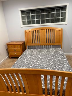 All wood bedroom set