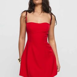 Princess polly red mini dress 