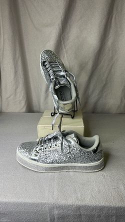 Lucky Step Glitter Platform Sneakers