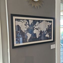 World market Old world map artwork