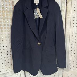 New with tags size 8 navy NIC+ZOE Women's Blazer