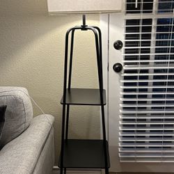 Modern Floor Lamp w/ Shelves