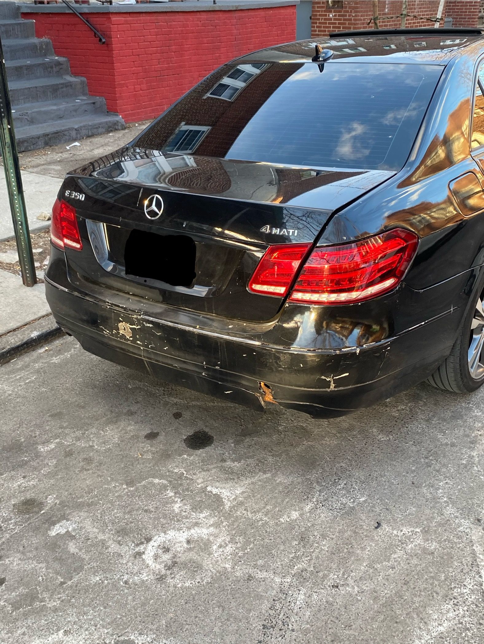 Complete Rear End Rear Bumper/Lights/Trunk - W212 Mercedes Benz E350