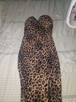 Animal print dress