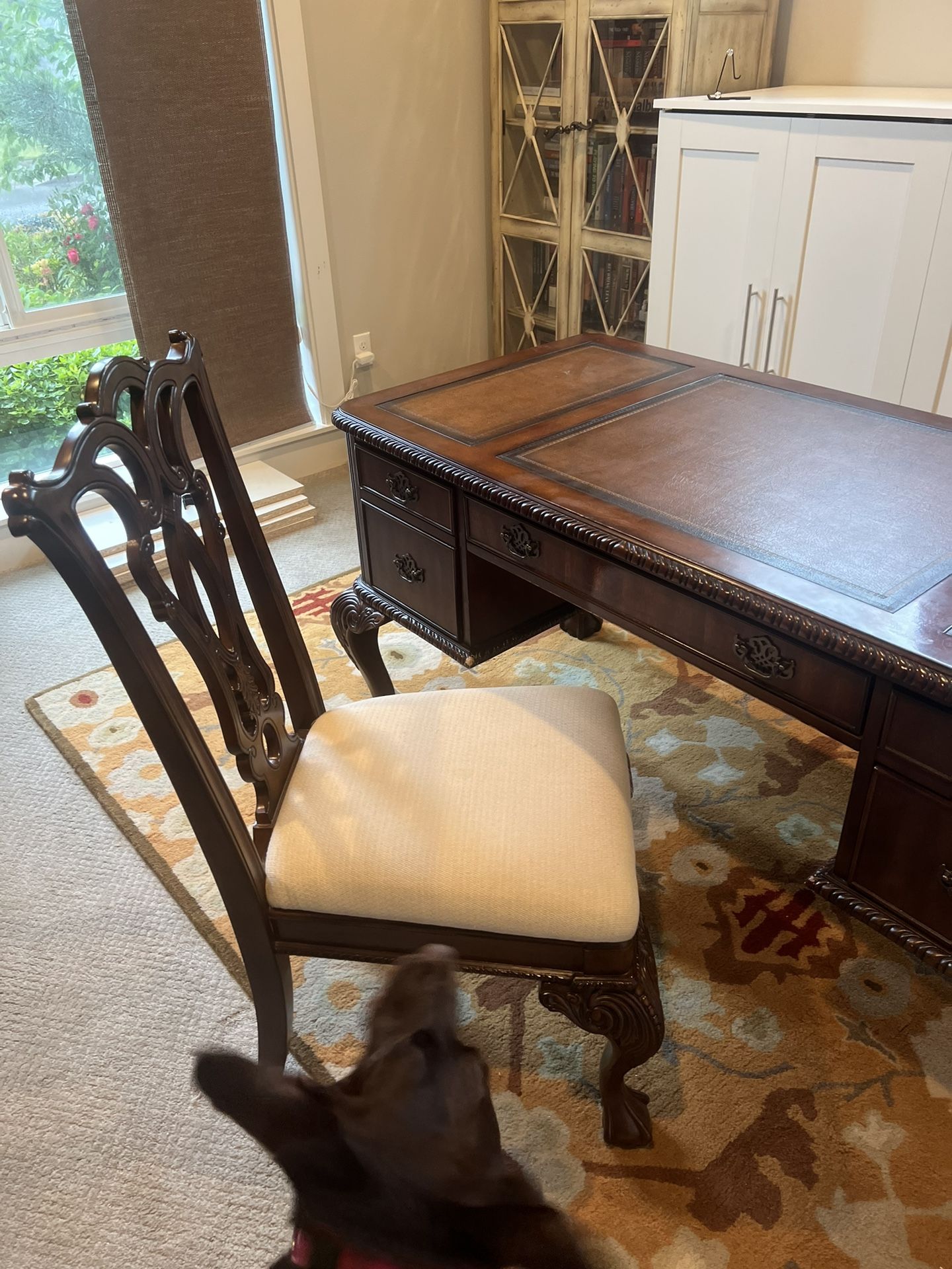 Wooden Desk And Chair