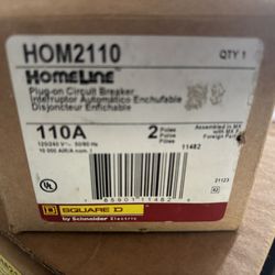 110 Amp Square d Breaker