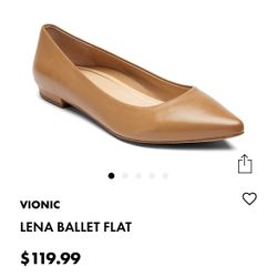 Vionic Leather Flats - NEW