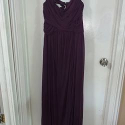 Purple Bridesmaid/holiday Party Dress
